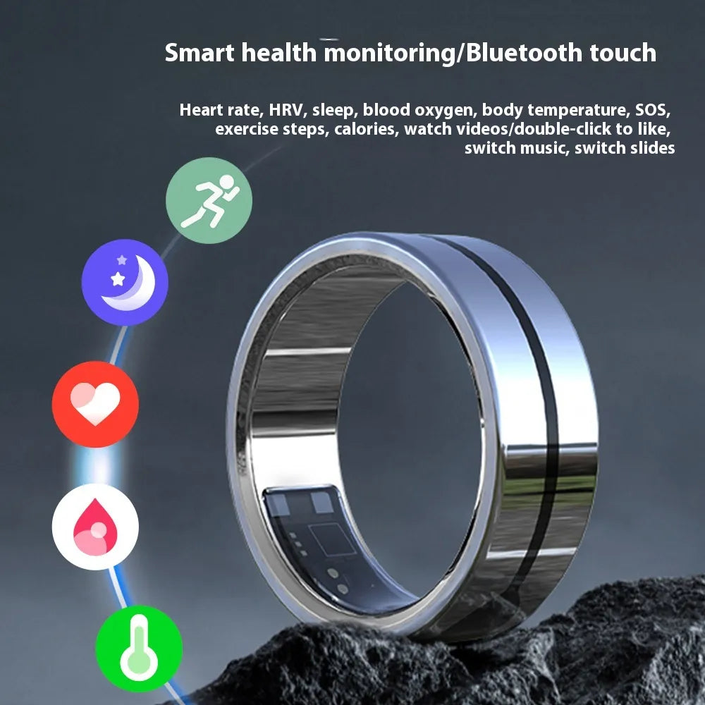 Smart Waterproof Bluetooth Health Ring