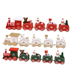 Christmas Wooden Train